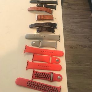 Men’s Apple Watch bands and charging station